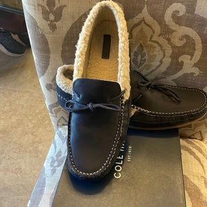 Mens Cole Haan NWT Griffin Slippers in 11.5M Blazer Blue